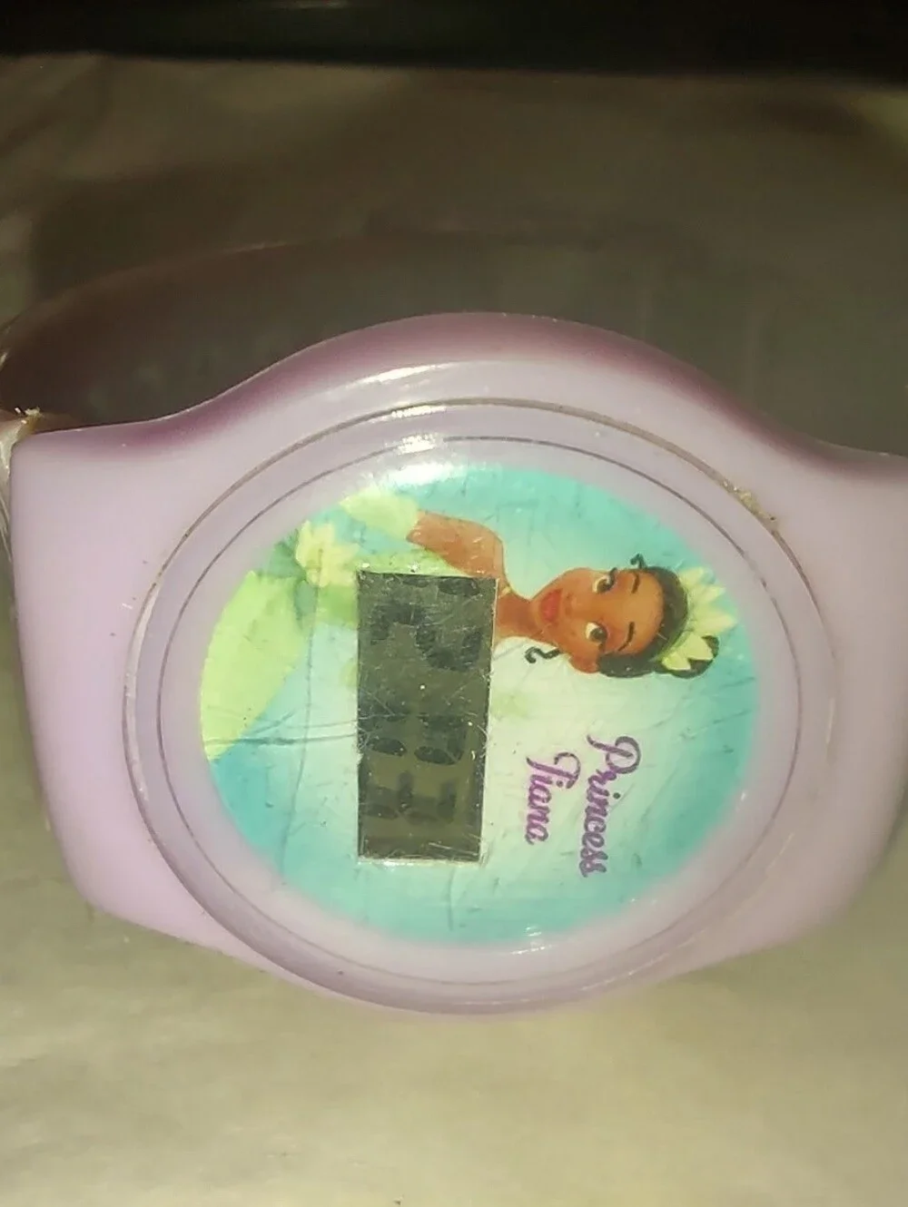 Princess Tiana Kids Digital Watch - Light Purple